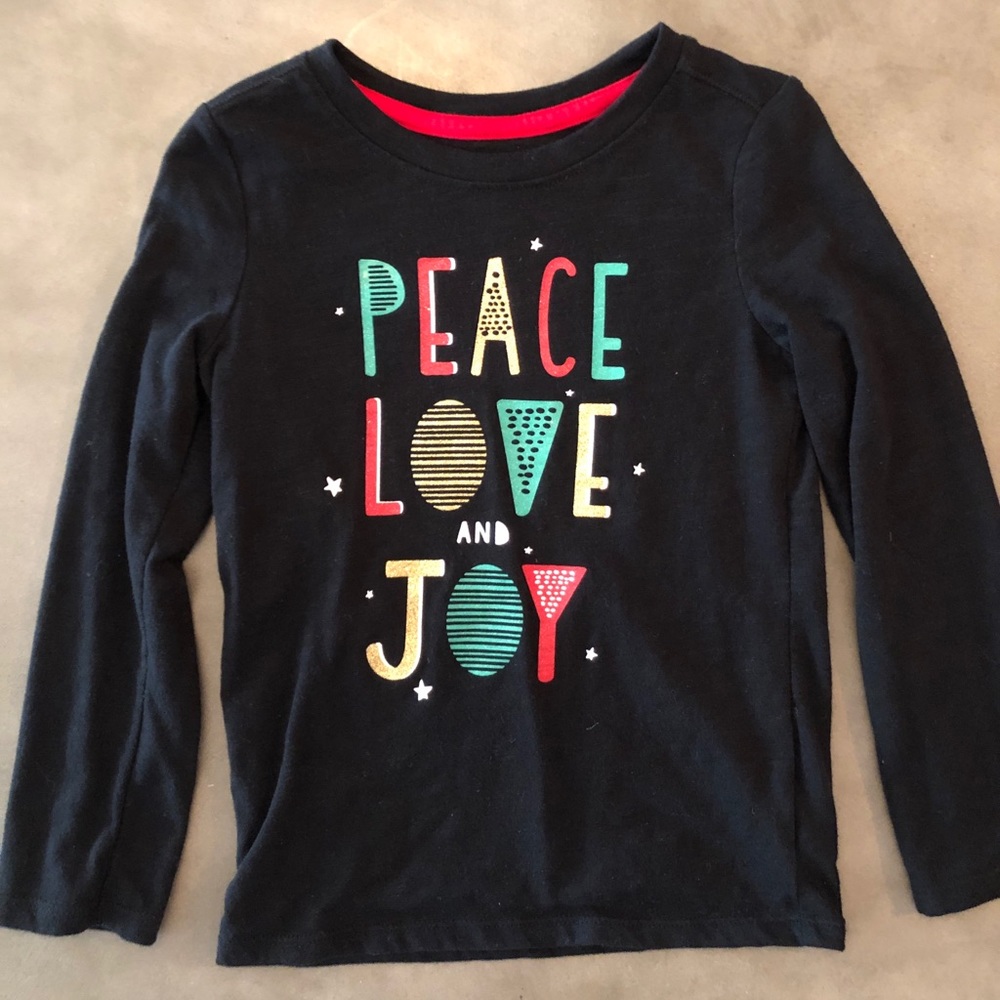 Peace love joy holiday T-shirt